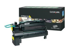 lexmark c792a1yg - toner jaune c792 (lrp) standard (6.000pages)