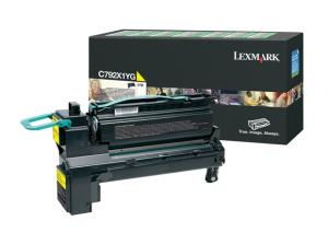 lexmark c792x1yg - toner jaune c792 (lrp) longue durée (20.000pages)