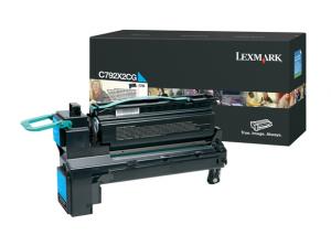 lexmark c792x2cg - toner cyan c792 - longue durée (20.000pages)