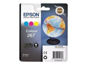 epson c13t267- cartouche d'encre couleur wf-100w (cyan/magenta/jaune)