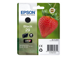 epson t2981 - cartouche d'encre noire xp235 xp332 xp335 xp432 xp435(29) fraise