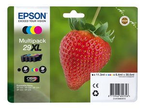 epson t2996 - cartouche d'encre xp235 xp332 xp335 xp432 xp445 (29xl) fraise kmcy