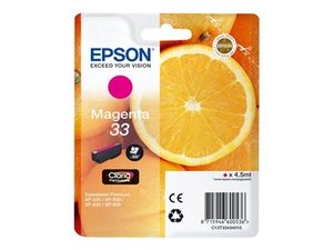 epson t3343 - cartouche d'encre magenta xp530 xp630 xp635 xp830 (33) orange