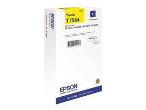 epson t7564 - cartouche d'encre jaune wf-8010/8090/8510/8590 -  l - 1500 pages