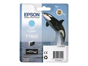 epson t760540 - cartouche d'encre cyan-clair sc-p600