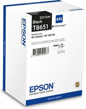 epson t865140 - cartouche d'encre noire wf-m5190 wf-m5690 (10000pages)