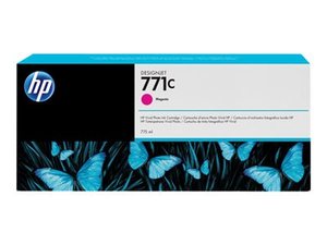 hp b6y09 -cartouche d'encre magenta designjet z6200 (771c)