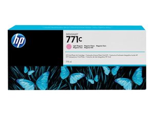 hp b6y11 - cartouche d'encre magenta-clair designjet z6200 (771c)