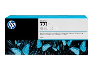 hp b6y14 - cartouche d'encre gris-clair designjet z6200 (771c)