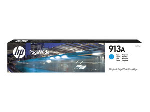 hp f6t77a - cartouche d'encre cyan n° 913a - pagewide 352 377 452 477 552 