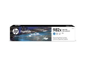 hp t0b27a - cartouche d'encre cyan (982x) - pagewide color 765 - 780 - 785 