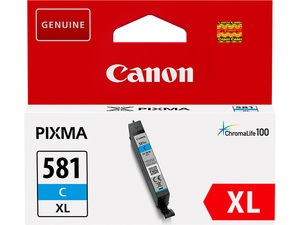 canon 2049c001 - cartouche d'encre cyan cli 581xl 