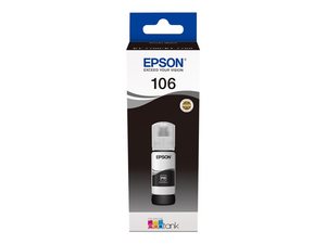 epson c13t00r140- cartouche d'encre noir-photo t106 ecotank et-7700 et-7750 