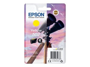 epson c13t02v440 - cartouche d'encre 502 jaune jumelle xp-5100 xp-5105 wf-2860