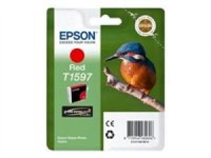 epson t1597 - cartouche rouge stylus photo r2000 - martin-pêcheur