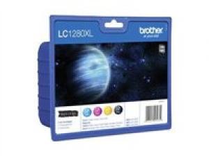 brother lc1280 - cartouche noire-cyan-magenta et jaun xl j5950 j6510 j6710 j6910